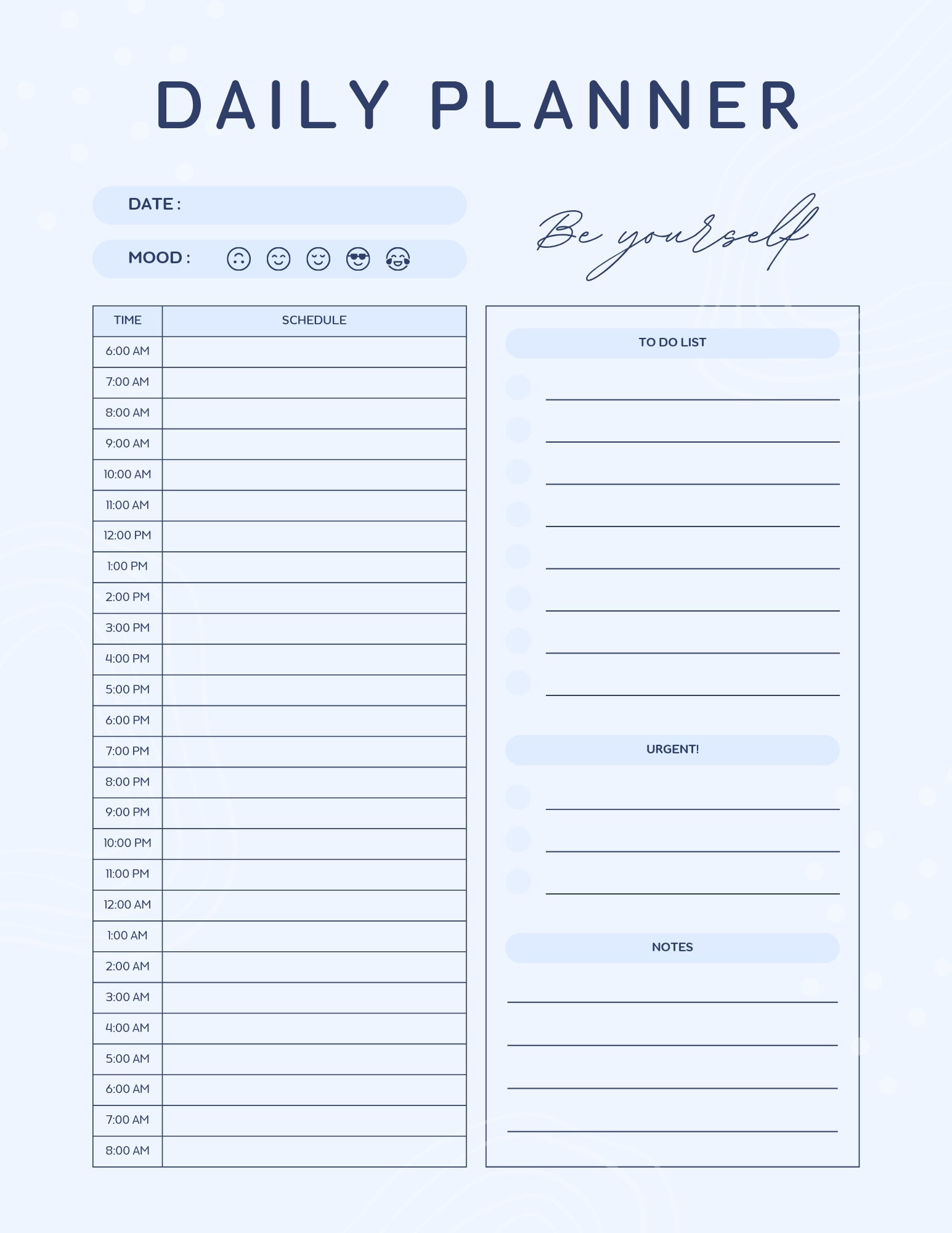 Digital Daily Planner/Printable & iPad Planner