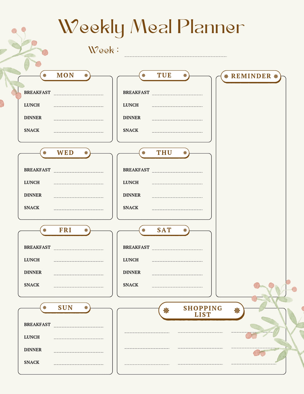 Digital Daily Planner/Printable & iPad Planner