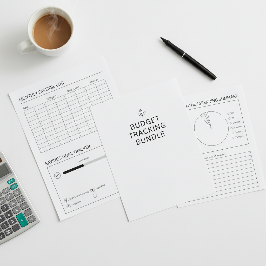 Budget Tracking Bundle Mockup