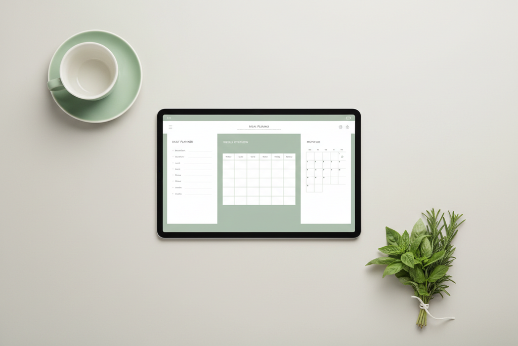 Meal Planner Bundle Mockup 1