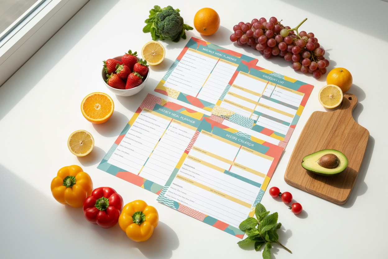 Meal Planner Colorful