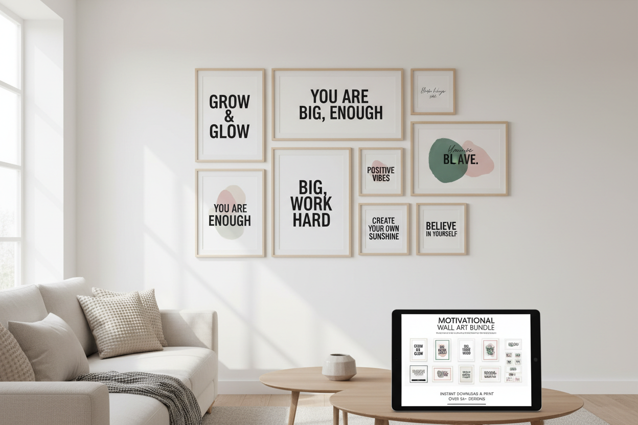 Motivational Wall Art Bundle v2