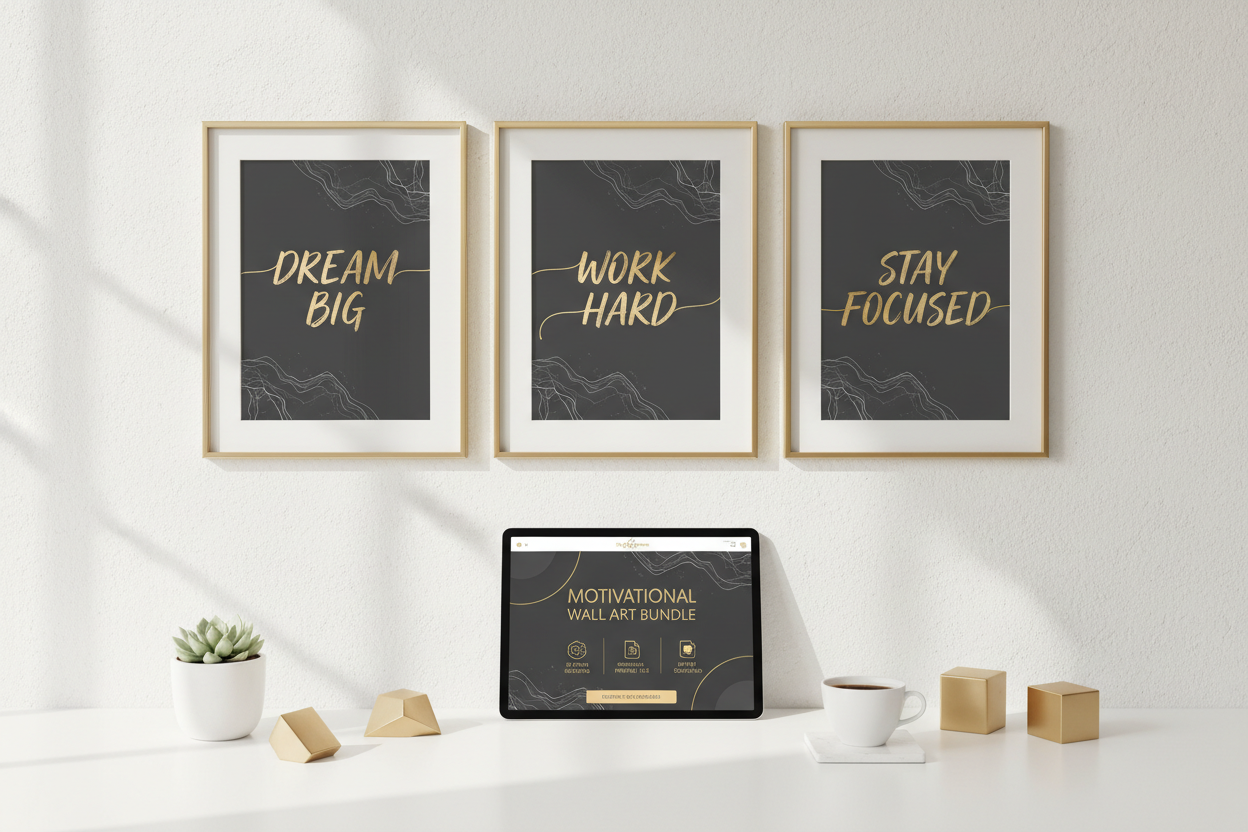 Motivational Wall Art Bundle
