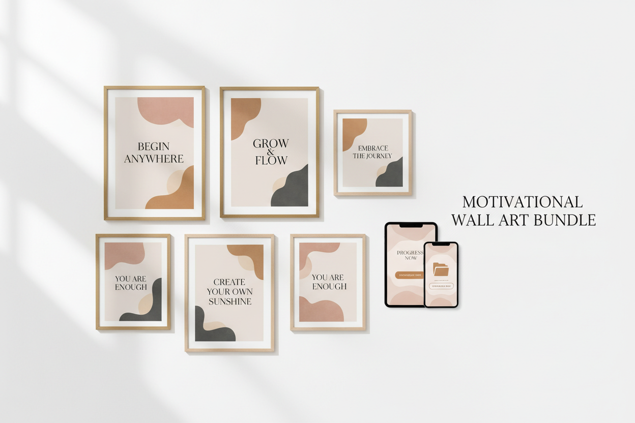 Motivational Wall Art Bundle