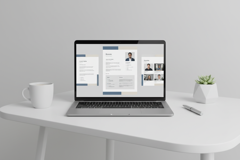Professional Resume Kit Bundle Mockup