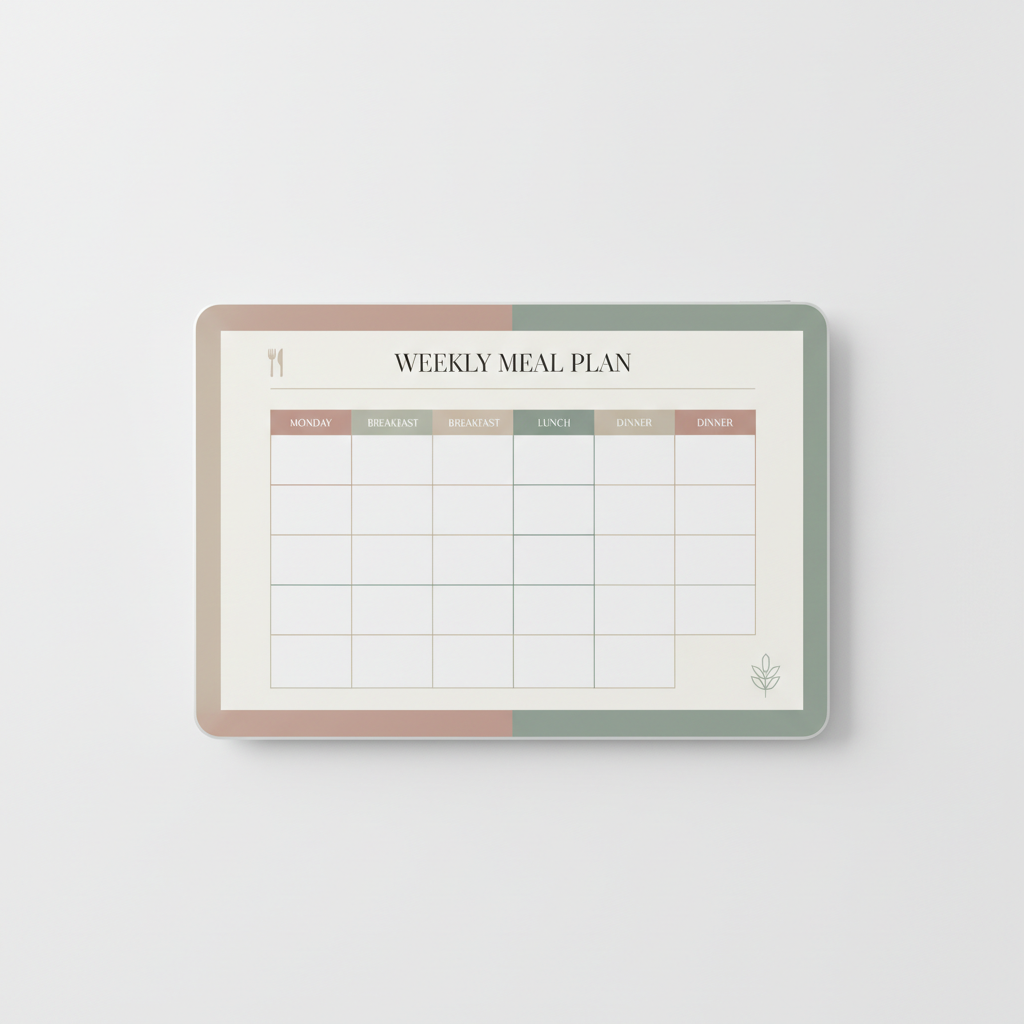 Weekly Meal Plan